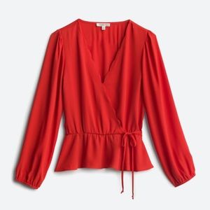 Cavanna Faux Wrap Blouse